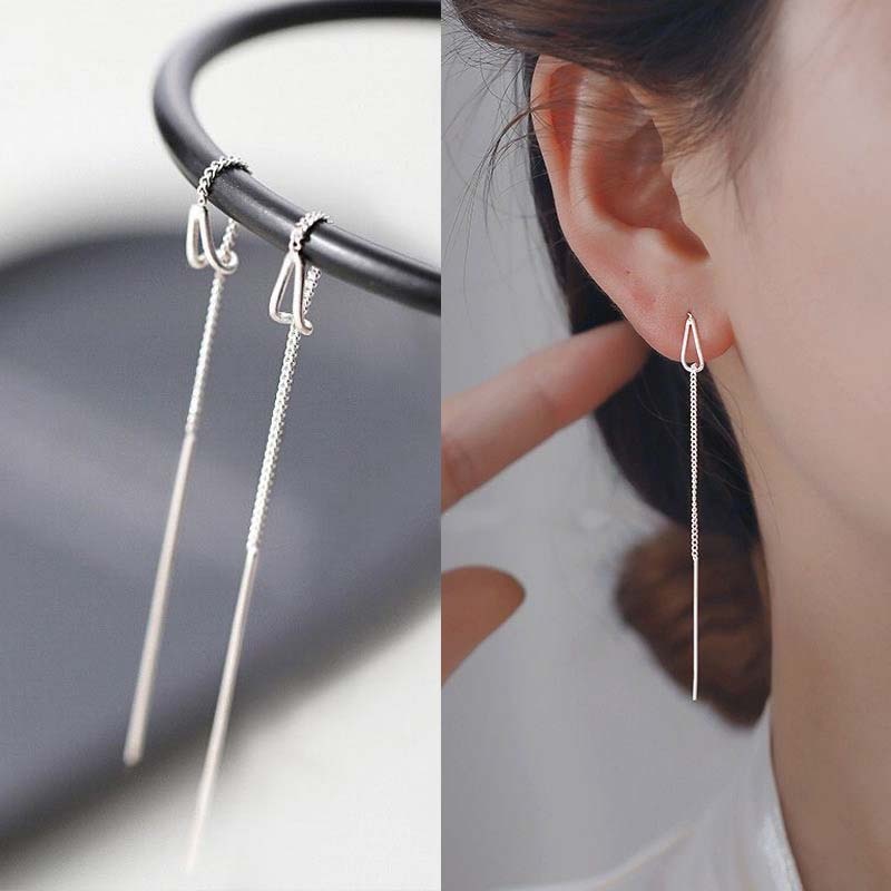 2020 New Gold Color Long Crystal Tassel Dangle Earrings for Women Wedding Drop Earring Fashion Jewelry Gifts