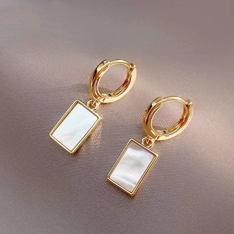 2022 Korean New Simple Temperament Circle Pearl Earrings Fashion Small Versatile Earrings  Jewelry